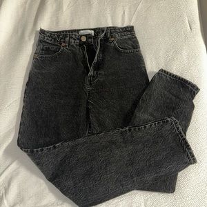 Black washed jeans